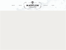 Tablet Screenshot of madplumcreative.com